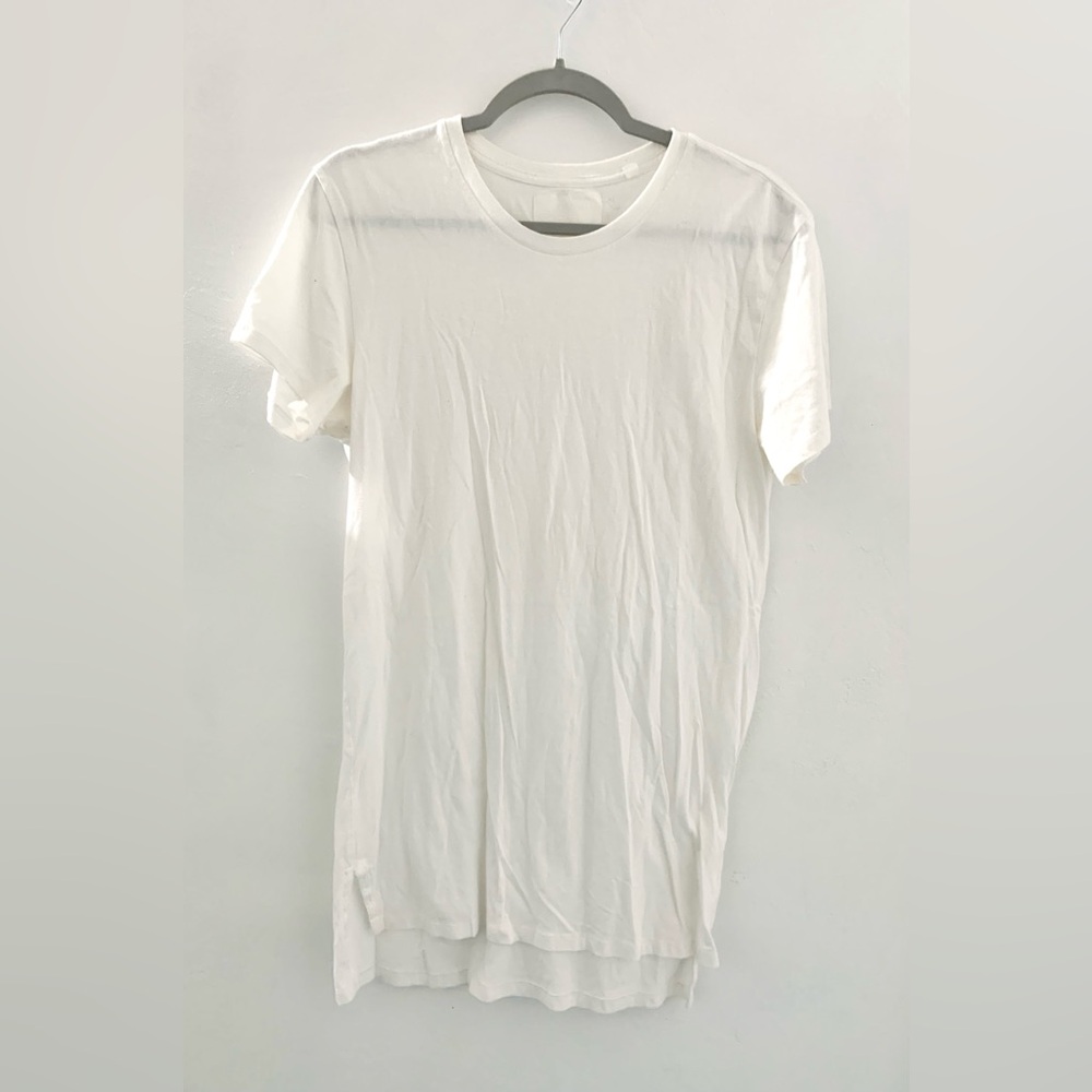 Reign Storm Men’s White Short Sleeve Long Length T-Shirt Medium - Picture 3 of 9